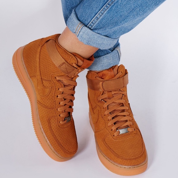 Nike Shoes - Nike Women's Air Force 1 High Tawny Wheat | Size 6
